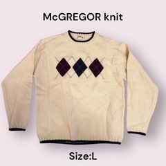 McGREGOR マクレガー メンズ ニット セーター Lサイズ