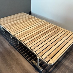 ベッドフレーム【一人暮らし・来客用に】の画像