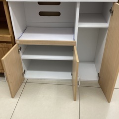 食器棚 ナチュラルの画像