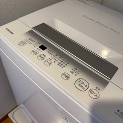 【美品】東芝 洗濯機 使用期間6ヶ月の画像