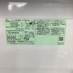 【6ヶ月保証】HITACHI R-K40HJL 5ドア冷蔵庫の画像