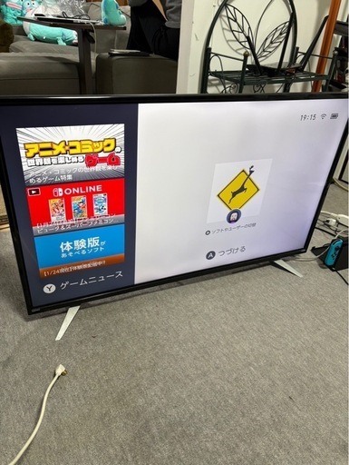 液晶テレビ　40インチ　2019年製　4kテレビ