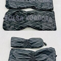 【❗️✨人気モデル✨❗️】MIZUNO 🌟ゴルフバッグ🌟 BOLSA VOADORA 黒 🌟シンプルデザイン 耐久性抜群❗️の画像