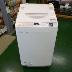 【愛品倶楽部柏店】SHARP シャープ 5.5kg洗濯乾燥機 ES-TX5E 2021年製の画像
