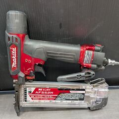 【中古品】マキタ　AF552H　高圧仕上釘打機　ケース・取扱説明書・セーフティゴーグル付き【ハンズクラフト熊本けやき通り店】【引き取り限定】の画像