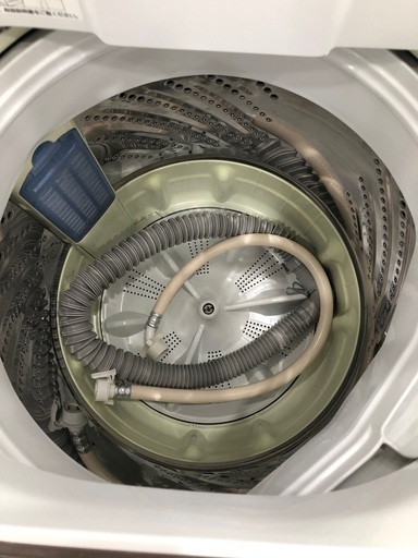 【半年間動作保証付き】Panasonic 洗濯機　7kg 2019年製　※槽内部変色・動作時電子音大き目です　クリーニング済み　