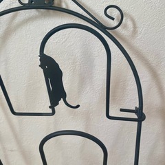 猫模様①スリッパラック　の画像