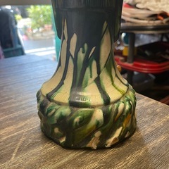 中国　唐三彩　陶器製　置物 人形　全長41.5㎝　【リサイクルショップ道楽屋】の画像