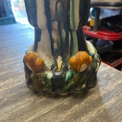 中国　唐三彩　陶器製　置物 人形　全長41.5㎝　【リサイクルショップ道楽屋】の画像
