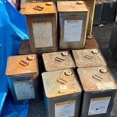 【¥0】ペンキ缶 塗料缶 一斗缶