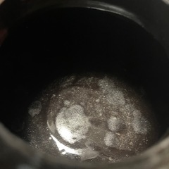 薩摩焼　苗代川　哲山　特大　黒ちょか　黒千代香　酒器　焼き物　陶器　【リサイクルショップ道楽屋】の画像