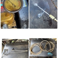 工進　コーシン エンジン式洗浄動噴　DM30 KOSHIN 最高圧力3.8MPa 三菱GB130 最大4.2馬力　ホースガン付　洗車　高圧洗浄機　リコイルの画像
