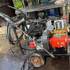 工進　コーシン エンジン式洗浄動噴　DM30 KOSHIN 最高圧力3.8MPa 三菱GB130 最大4.2馬力　ホースガン付　洗車　高圧洗浄機　リコイルの画像
