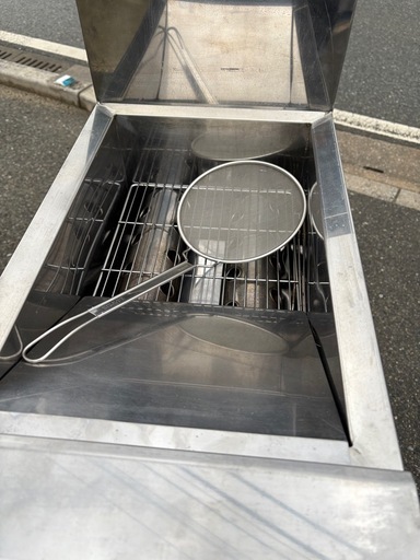 ■中古品 マルゼン 都市ガスフライヤー MGF-C13K 2017年 13L 330ｘ610ｘ1045ｍｍ 動作問題なし■