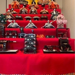 【決まりました】ひな人形　7段飾り・お道具（ひな人形なし）