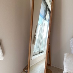 ご購入者決定のため決済不可⚠️【無印良品】パイン材姿見　ミラー