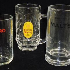 【ﾘｻｲｸﾙｼｮｯﾌﾟお宝堂】未使用★ビールグラス・ビール…