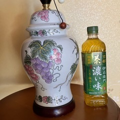 陶器スタンドランプシェード無し　中古　　動作確認済み　良好の画像