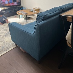 オッドマンつき ソファー 三人掛けの画像
