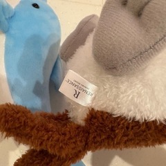 未使用！イルカ　鳥　ぬいぐるみの画像