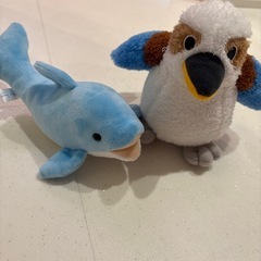 未使用！イルカ　鳥　ぬいぐるみ
