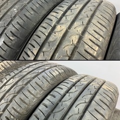 ヨコハマ ブルーアース 155/65R13 2019年製 アルミホイール付き 軽自動車に の画像