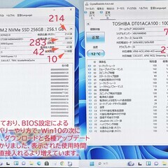 i5-9400/SSD256+HDD1TB/メ16GB/B+WIFI/Win11/4Kの画像