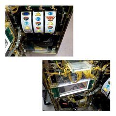 パチスロ実機 大都技研 秘宝伝 ４号機 クレアパネル ST機 Aタイプ メダル使用機 ドアキー付き 設定キー欠品 西岡店の画像