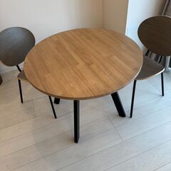KANADEMONO テーブル チェア×２セット KANADEMONO テーブル チェア×2セット