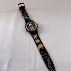お値下げ致しました⭐️ Swatch Drop ブラック/レッド...