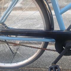 あさひサイクル購入品　自転車　アフィッシュ　ブルー　変速ギア無し
の画像