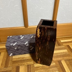 桜樺細工・花瓶・秋田角館工芸品・新品
