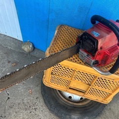 ゼノア　チェンソー G451AVS 45cc  プロ機　切断機　山師　倒木　エンジンチェンソー　チェンソー　ハイパワーの画像