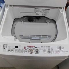 シャープ 6.0kg 全自動洗濯機 2015年製 ES-TG60L-P 乾燥機付き