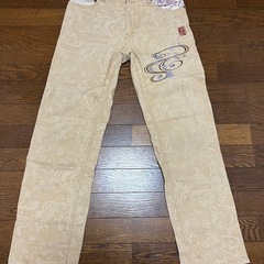 絡繰魂　櫻　和柄刺繍パンツ