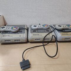 スーパーファミコン　３台　Will本体のみ１台　　動作確認未確認