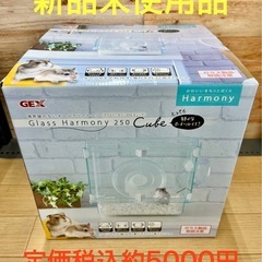 新品 定価税込約5000円 グラスハーモニー 250 Cube ケージ ハムスター ハウス 小動物 爬虫類の画像