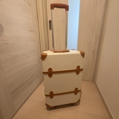 『中古美品』レトロキャリーケース（2〜3泊用）の画像