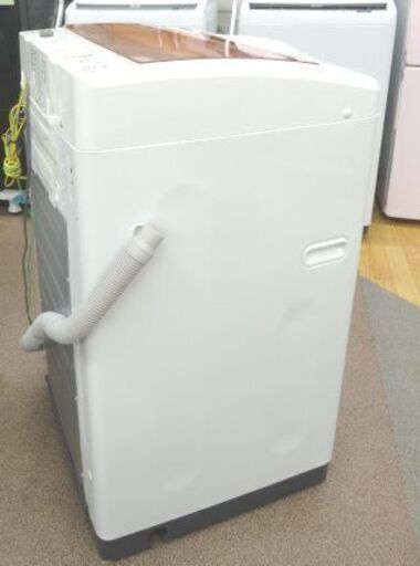 西岡店 洗濯機 7.0㎏ 2020年製 アクア AQW-KSGP7H ピンク ファミリーサイズ 全自動洗濯機
