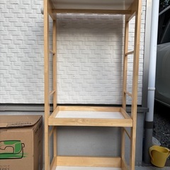 受け取りの方決まりました、
中古品 キッズハンガーシェルフの画像