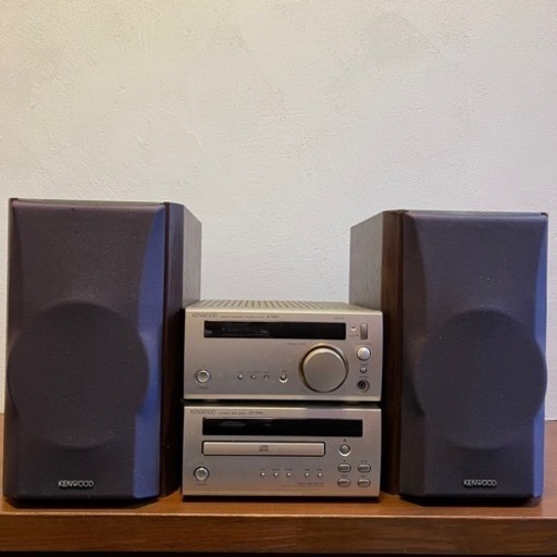 KENWOODミニコンポ中古品ジャンク品として（スピーカー含む）