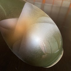 九谷焼　花瓶　鶴首一輪挿し　グリーン系　雲海　シルバー　ゴールド　花器の画像