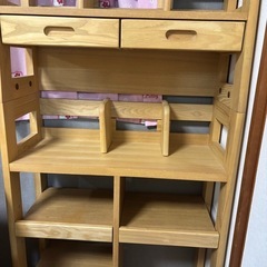【本日中の引取りで無料】本棚　可動棚　の画像