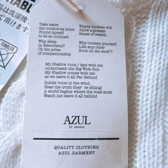 5.6日お渡し可最終お値下げ✨ AZULニットセーター新品未使用品タグ付きの画像