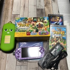 PSP3000ライラックパープルジャンク品