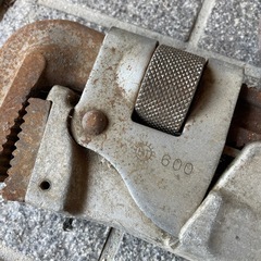 パイプレンチ　２本　中古品の画像