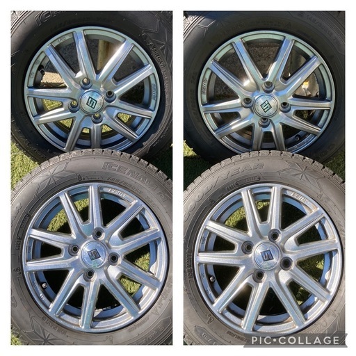 日曜日雪予報　スタッドレスタイヤ4本セット