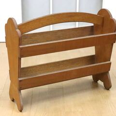 ブックスタンド　木製　横48㎝×奥行き19㎝×高さ40㎝　本棚　...