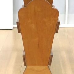 ブックスタンド　木製　横48㎝×奥行き19㎝×高さ40㎝　本棚　インテリア　家具　中古品の画像