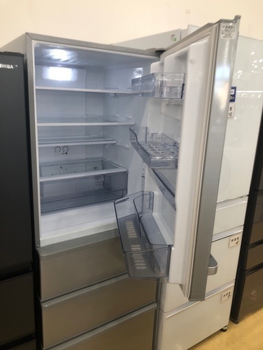 【半年間動作保証付き】AQUA 4ドア冷蔵庫　355L 2019年製　打痕有